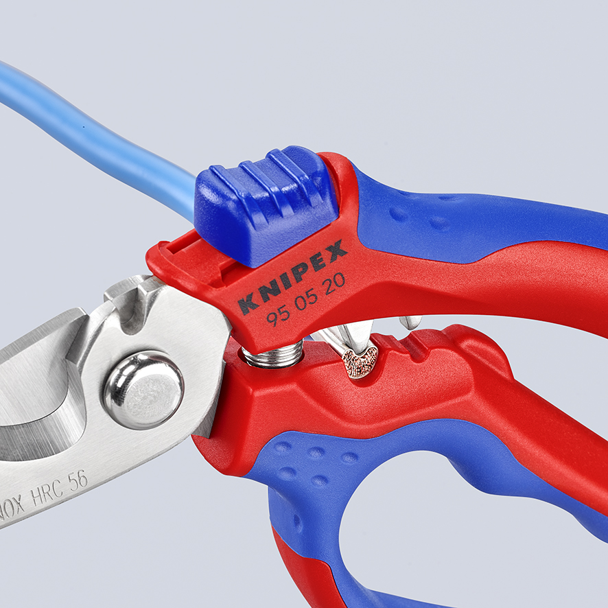 95-05-20-sb Knipex 160 mm Stainless Steel Electricians Scissor