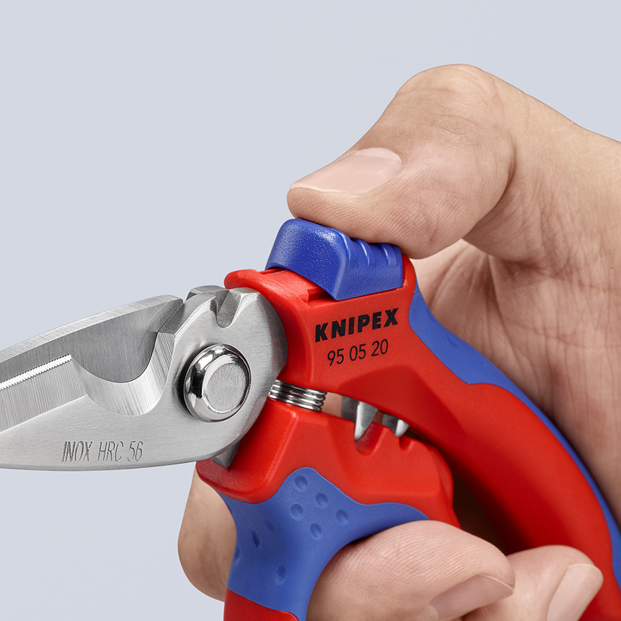 95-05-20-sb Knipex 160 mm Stainless Steel Electricians Scissor