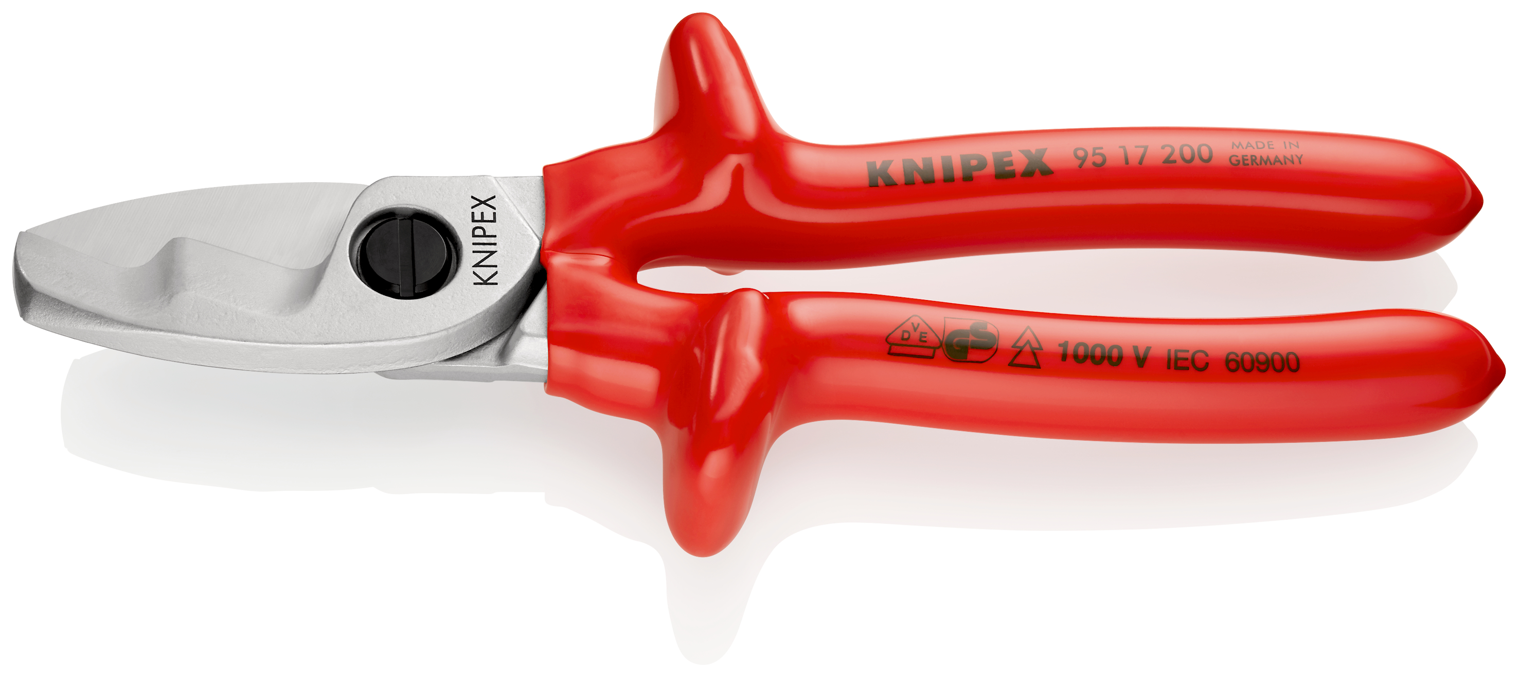 Knipex Knipex VDE/1000V Approved Without Bevel Cable Cutter