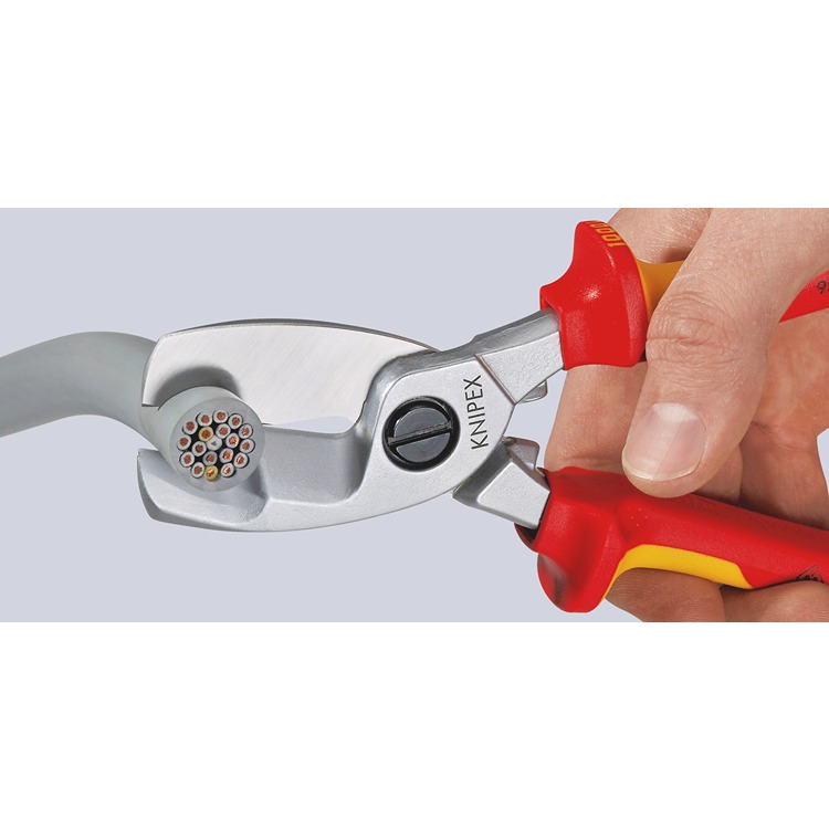 95-17-200 Knipex Knipex VDE/1000V Approved Without Bevel Cable Cutter