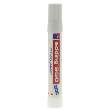 Edding White 10 mm Paint Marker Pen for use with Metal