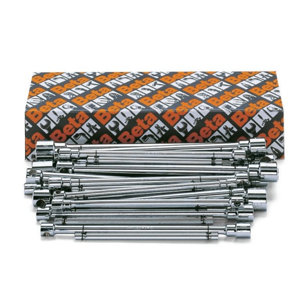 BETA Socket Spanner Set with T-Handle Handle, 274mm Overall