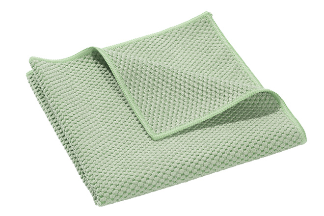 Spontex Spontex Green Cloths for Cleaning, Dry Use, Bag of 5 Per Pack, 38 x 40 mm, Repeat Use