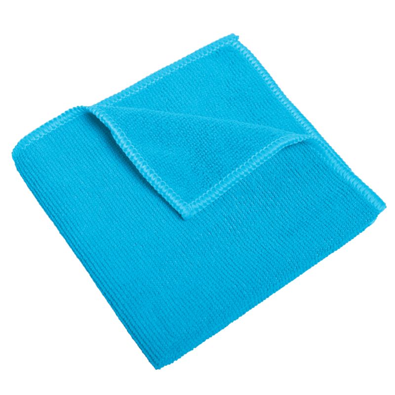 Mapa MF Recycled Multi Blue Cloths for Cleaning, Dry/Wet Use of 12 Per Pack, 380 x 360 mm, Repeat Use