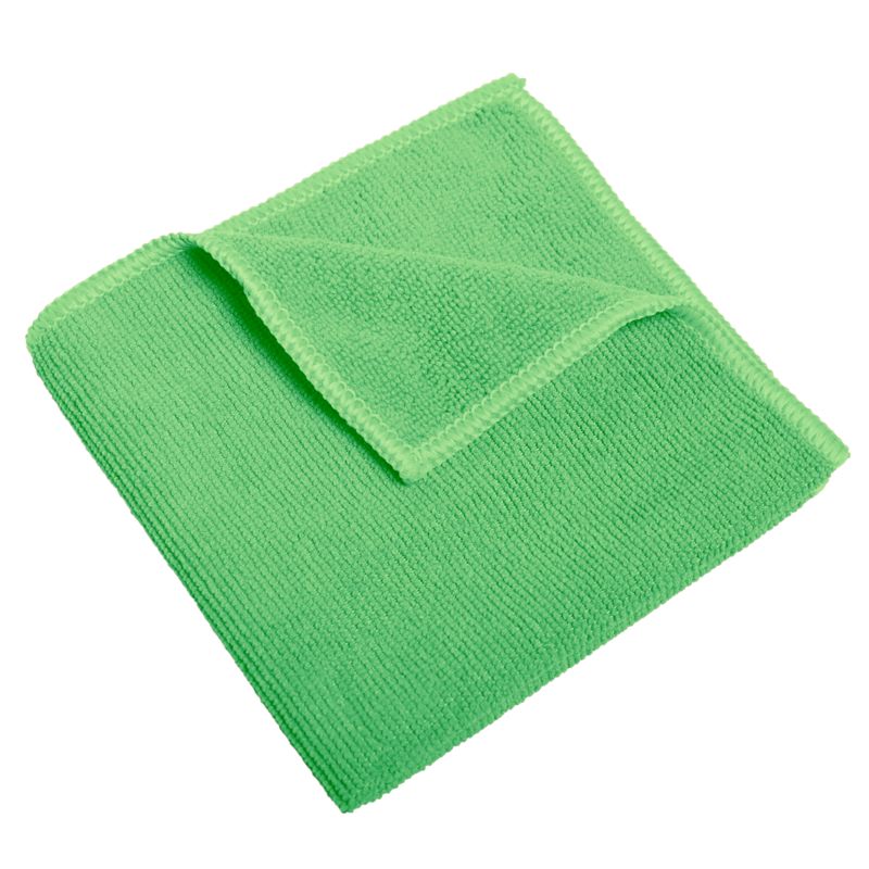 Mapa MF Recycled Multi Green Cloths for Cleaning, Dry/Wet Use of 12 Per Pack, 380 x 360 mm, Repeat Use