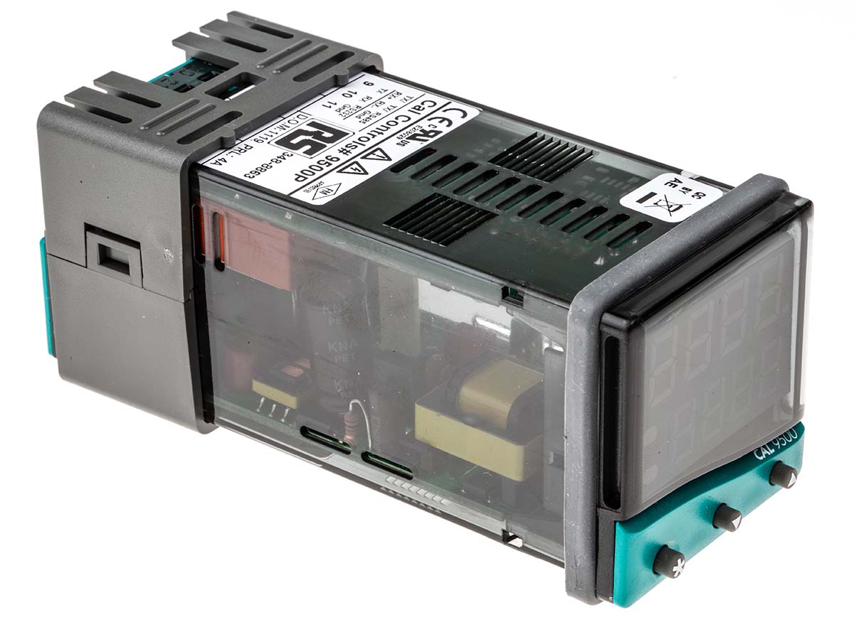 CAL 9500 Panel PID Temperature Controller, 2 Output Relay, SSD 240V ac Temperature Control