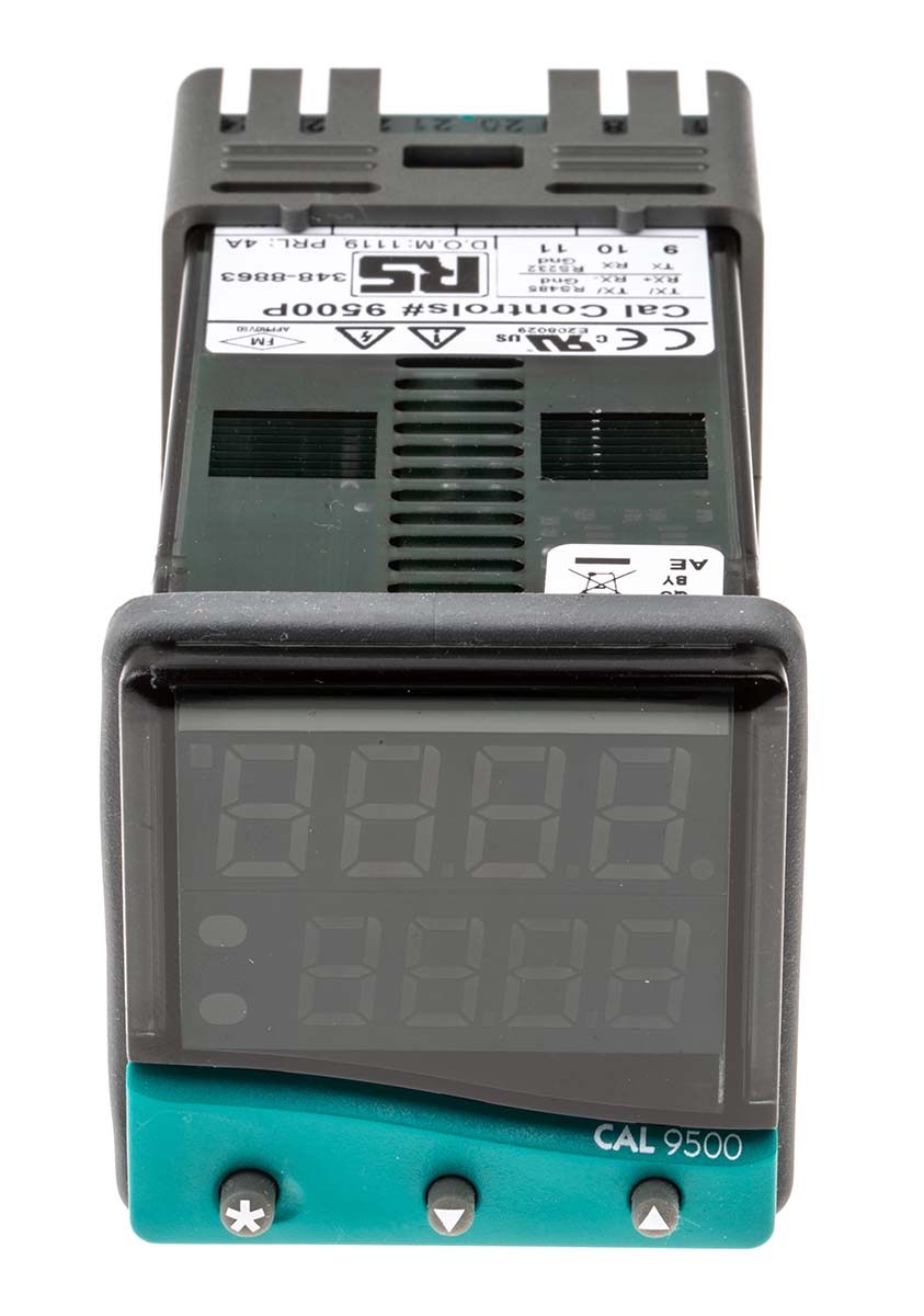 95001pa000 CAL 9500 Panel PID Temperature Controller, 2 Output Relay, SSD 240V ac Temperature Control