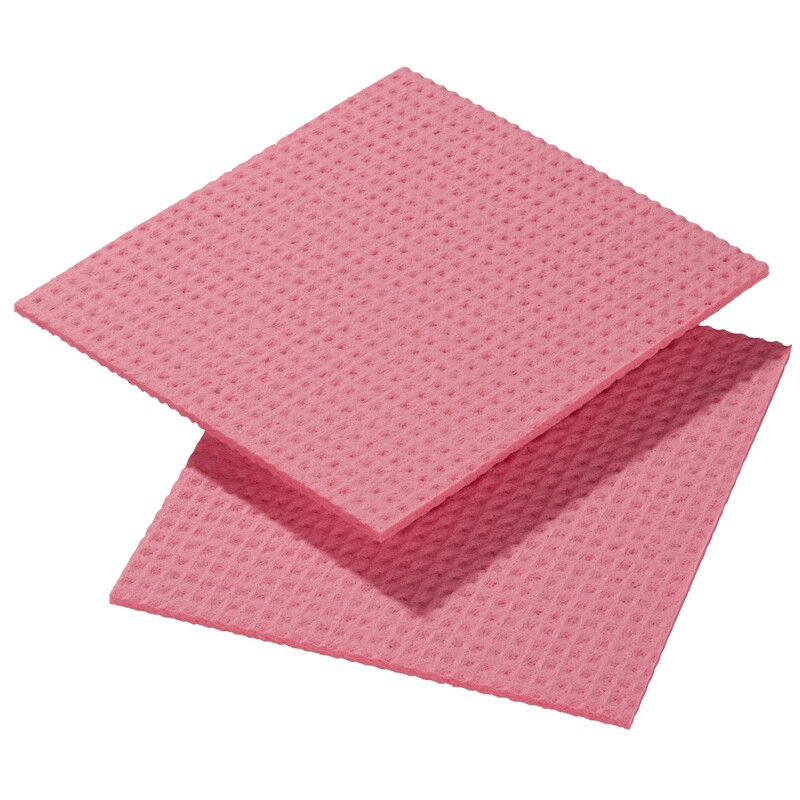 Spontex Pink Scourer 206 mm x 185mm x 5.2 mm, for Cleaning Use