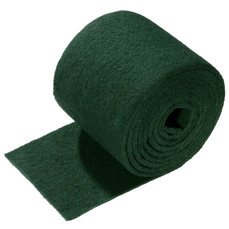 Spontex Green Scourer 3 m x 150mm x 8.5 mm, for General Cleaning, Hospital, Food and Industrial Applications Use