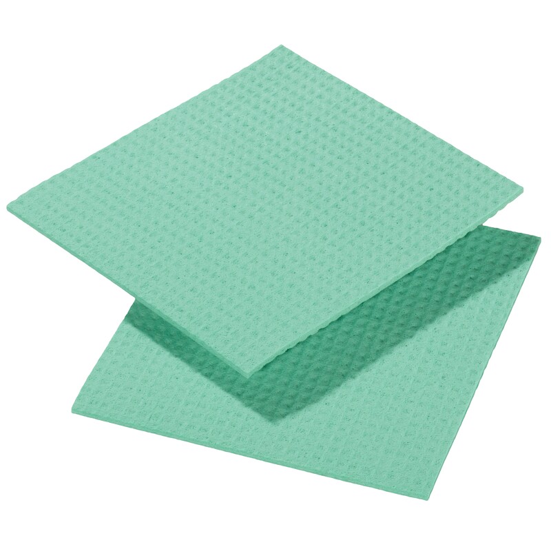 Spontex Green Scourer 206 mm x 185mm x 5.2 mm, for Cleaning Use