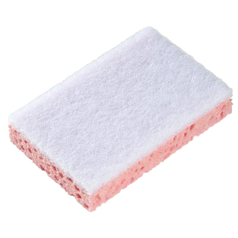 Spontex White Scourer 130 mm x 84mm x 28 mm, for Cleaning Use