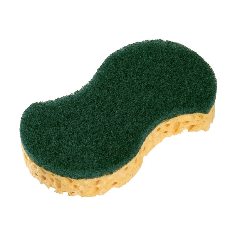 Spontex Blond, Green Scourer 148 mm x 80mm x 28 mm, for Cleaning Use