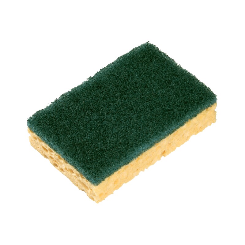 Spontex Green, Blond Scourer 110 mm x 70mm x 28 mm, for Cleaning Use