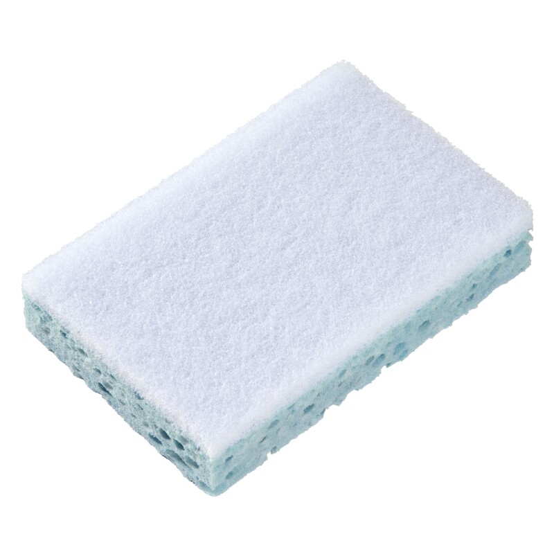 Spontex Blue, White Scourer 130 mm x 84mm x 28 mm, for Cleaning Use