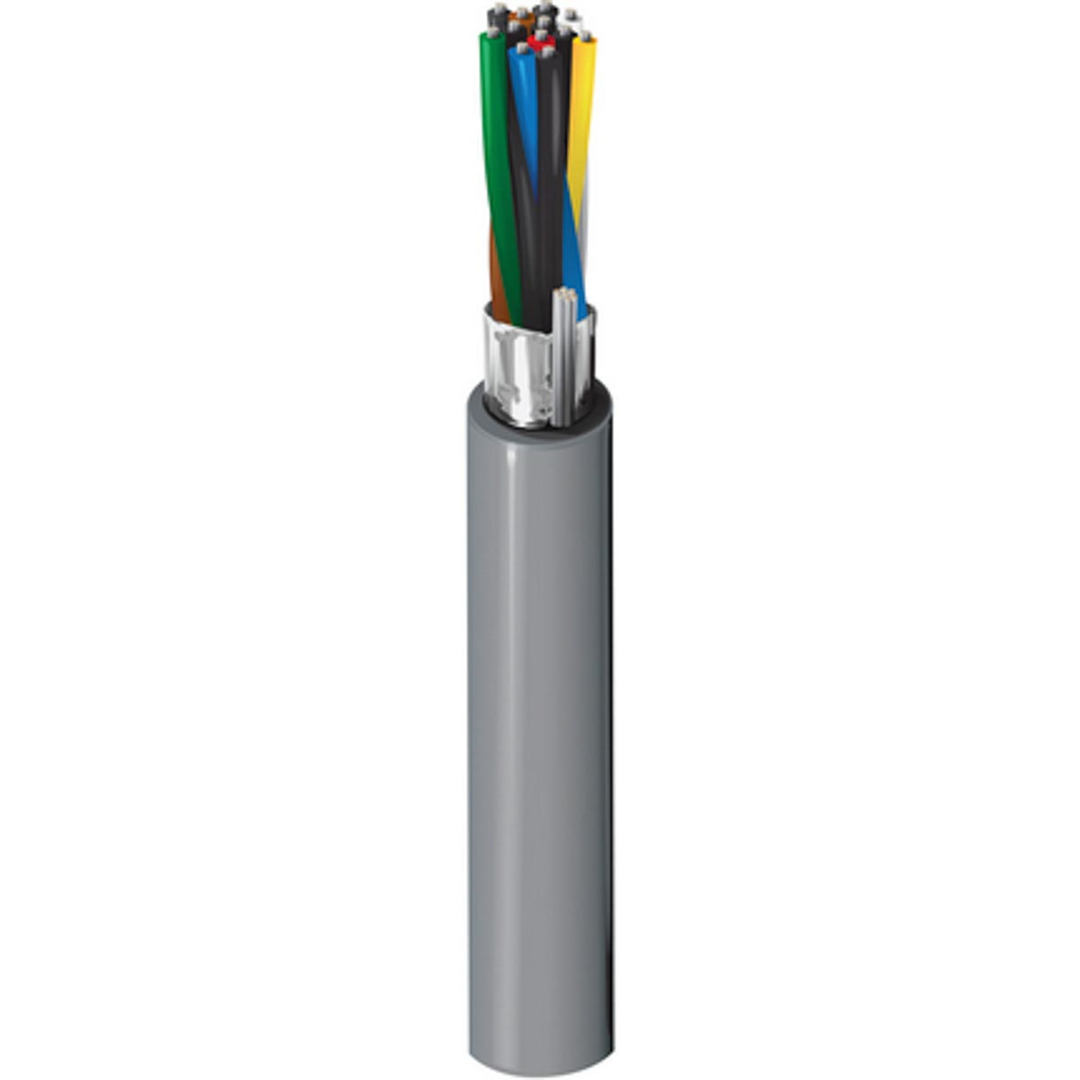 Belden 9506NH Series Data Cable, 6 Pairs, 0.2 mm², 500 m, Silver Sheath Low Smoke Zero Halogen
