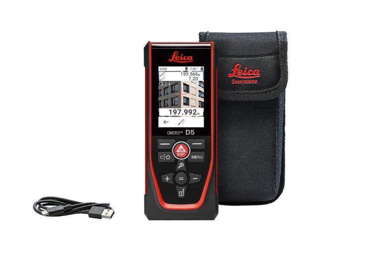 Leica D5-R Distance Meter, 200 m Range, ±1 mm Accuracy
