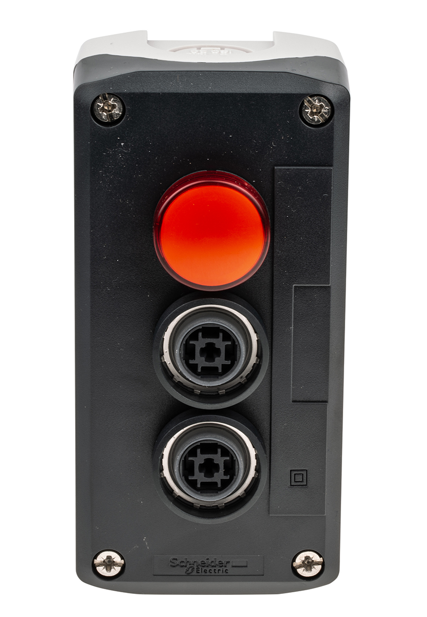 xald363m Schneider Electric Spring Return Enclosed Push Button - SPST, SPST, Polycarbonate, I/O, IP66, IP67
