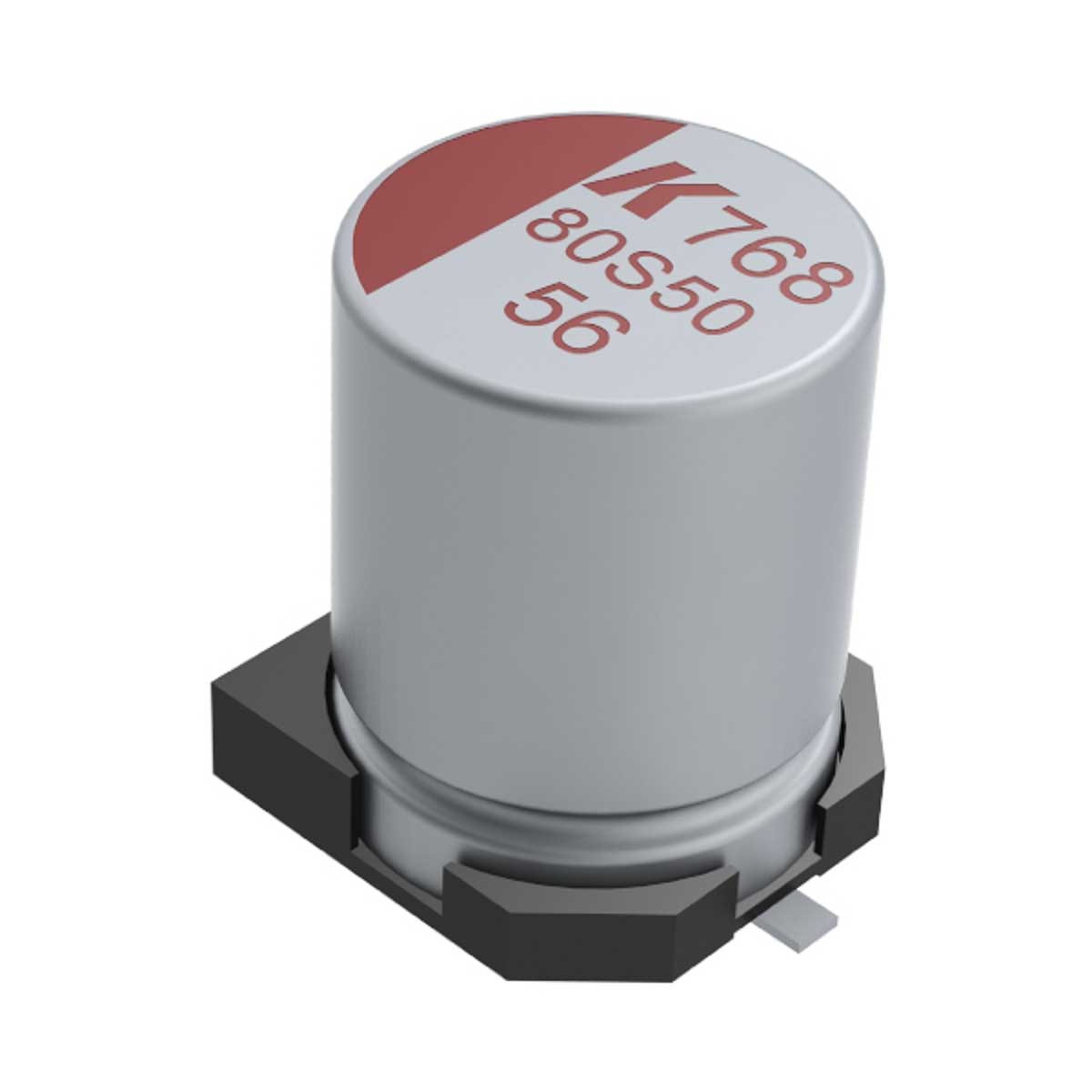 KEMET 150μF Surface Mount Polymer Capacitor, 50V dc