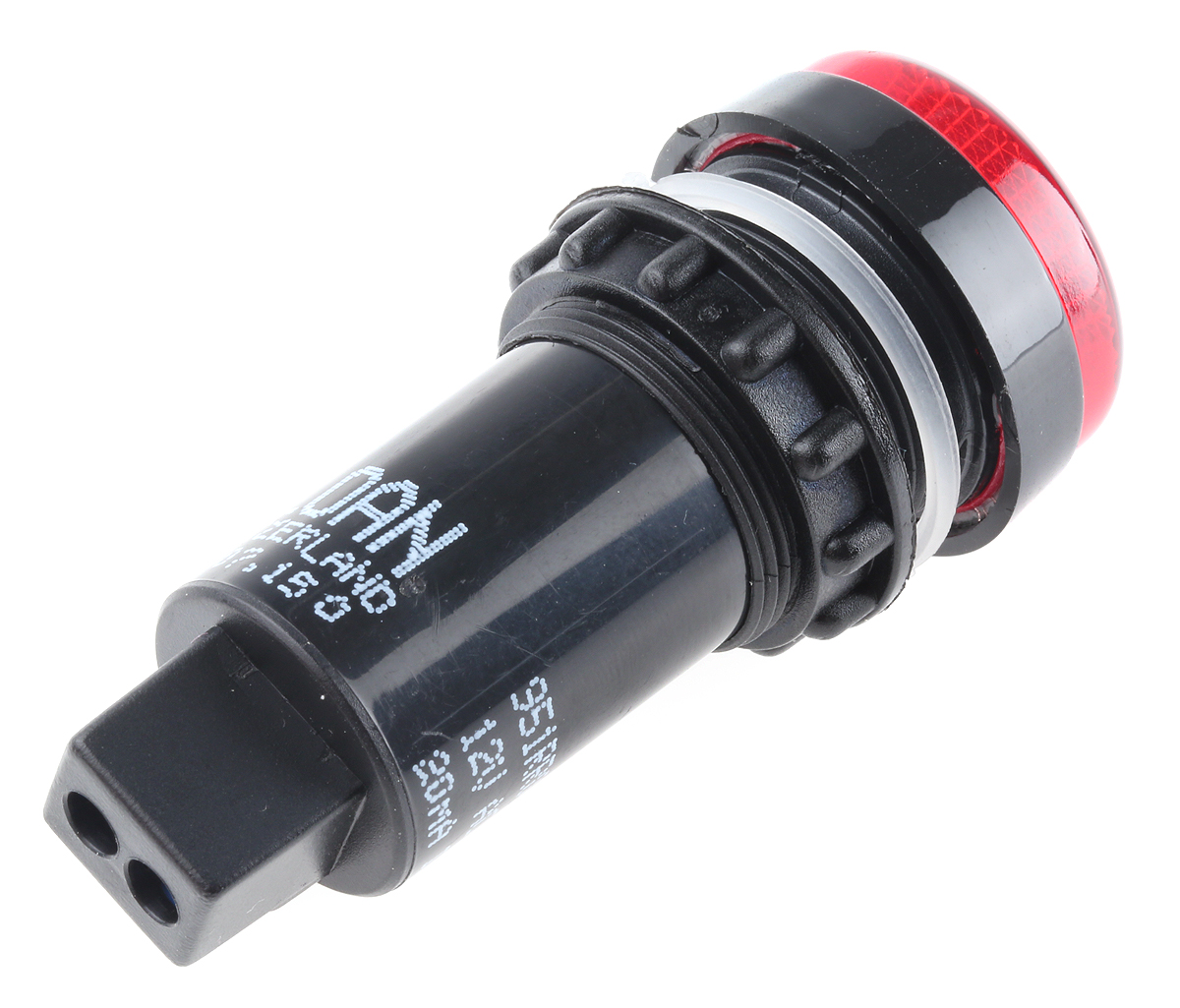 951rrob Sloan 951 Series, Red Panel Mount Indicator, FASTON Termination 12V, IP65, 22 mm