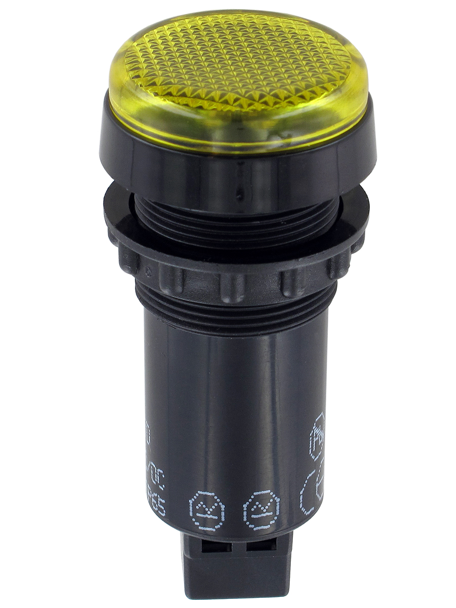 Sloan Yellow Panel Mount Indicator, 24V, IP65