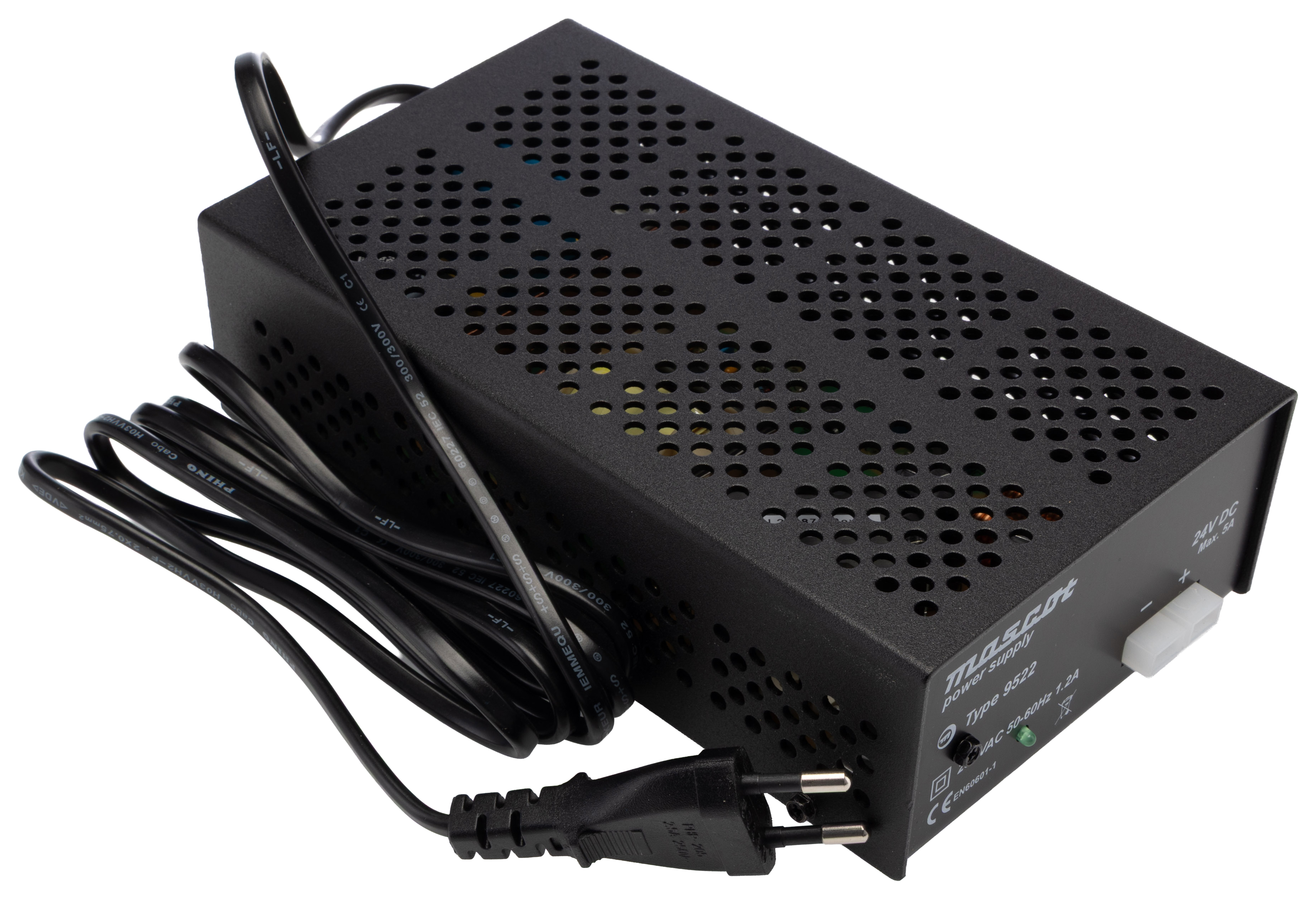 Mascot 135 W AC/DC Adapter 2-Pin (UK) 24V dc Output, 5 A