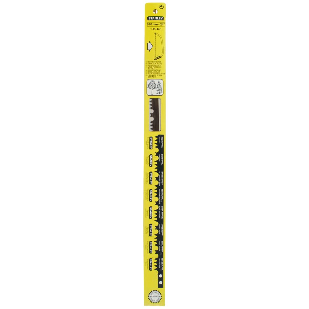 Stanley Wood 610mm Cutting Length Hacksaw Blade, Pack of 1