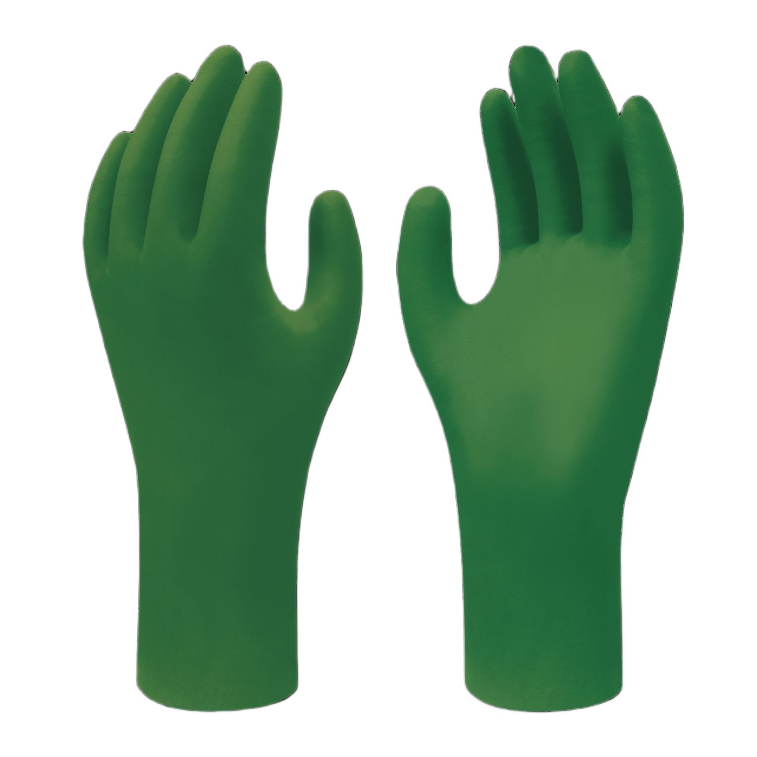 sho6110 Showa Showa Green Nitrile Anti-Static Work Gloves, Size XS, Uncoated Coating
