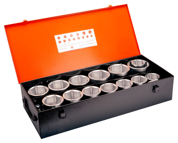 Bahco 18-Piece 1 in Hexagon Socket Set