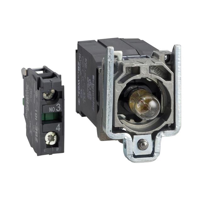 zb4bw041 Schneider Electric Harmony XB4 Contact & Light Block 1NO 230 V ac Screw terminal
