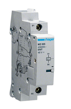 Hager Under Voltage Release, DIN Rail Mount MZ