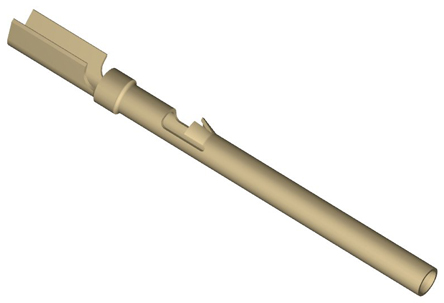 Norcomp, 960 Series, Female Crimp D-Sub Connector Contact, Gold, Nickel Pin 28 AWG