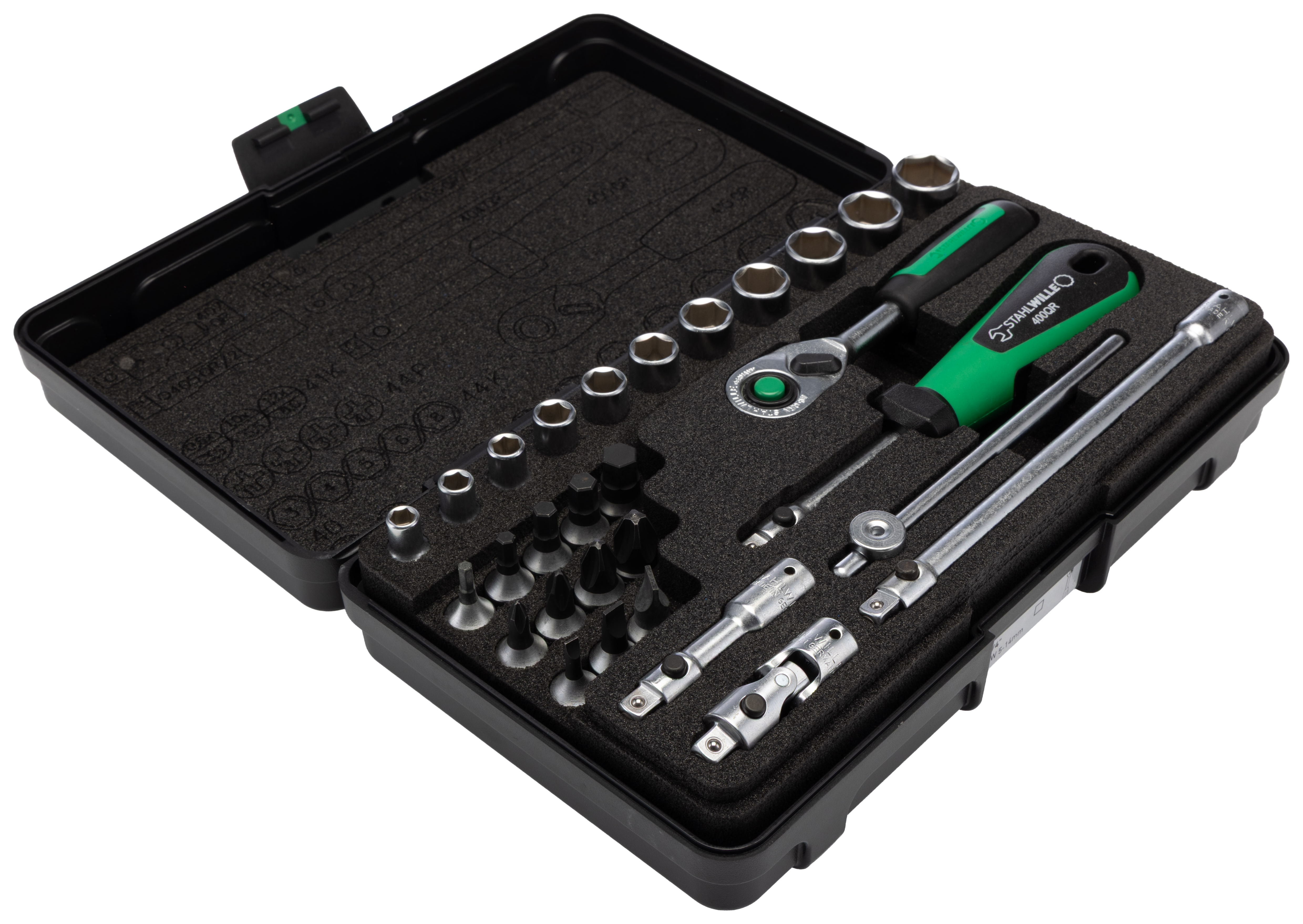 96011137 STAHLWILLE 29-Piece 1/4 in Quick Release Socket Set