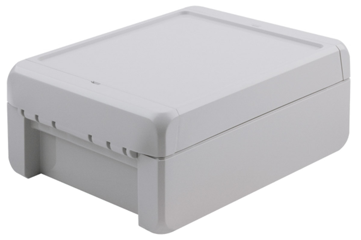 Bopla Bocube Series Light Grey Polycarbonate Enclosure, IP68, IP66, IK07 60 mm, 151 mm, 125 mm