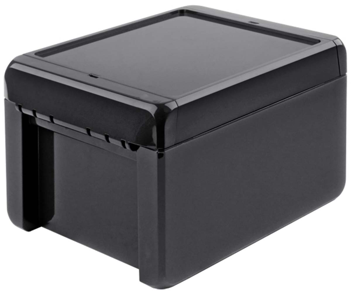 Bopla Bocube Series Graphite Grey Polycarbonate Enclosure, IP68, IP66, IK07 Flanged 90 mm, 151 mm, 125 mm