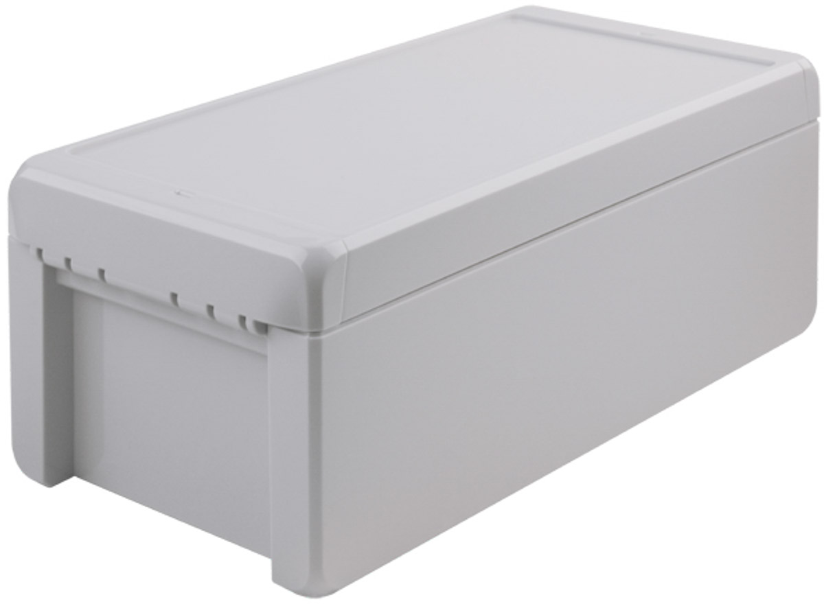 Bopla Bocube Series Light Grey Polycarbonate Enclosure, IP68, IP66, IK07 90 mm, 231 mm, 125 mm