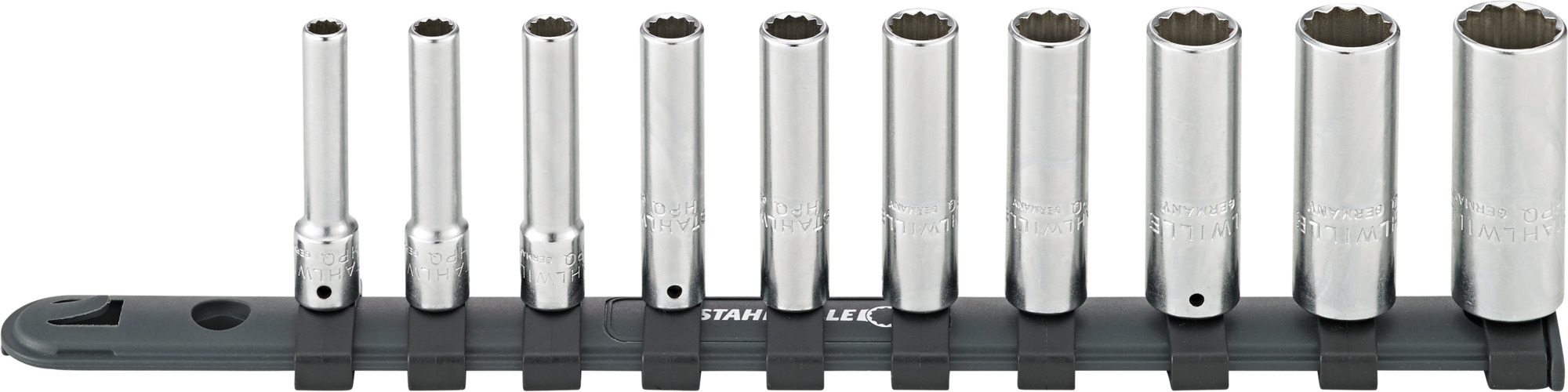 STAHLWILLE 10-Piece 1/4 in Bi-Hex Socket Set