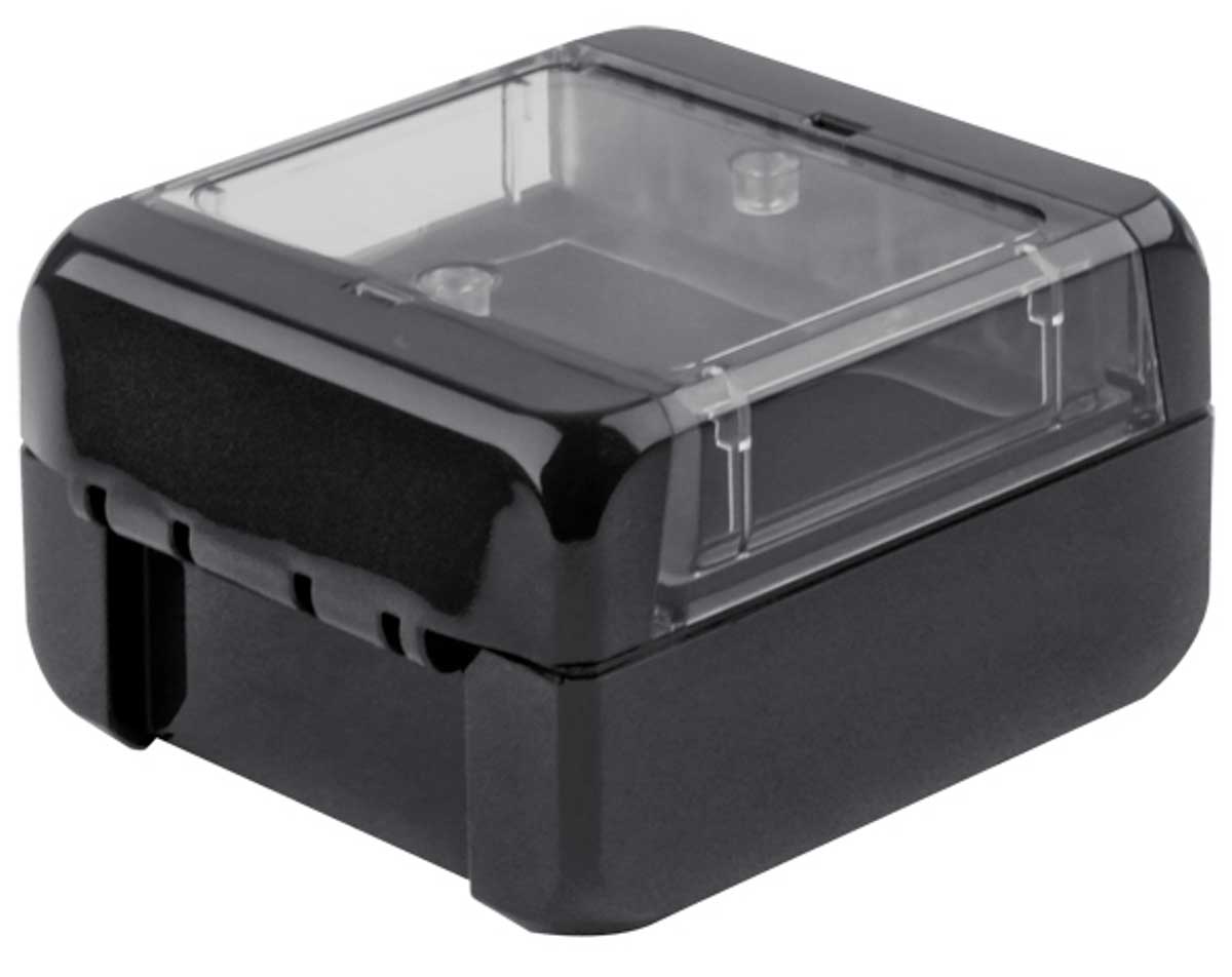 Bopla Bocube Series Graphite Grey Polycarbonate Enclosure, IP66, IP68, IK07 47 mm, 89 mm, 80 mm