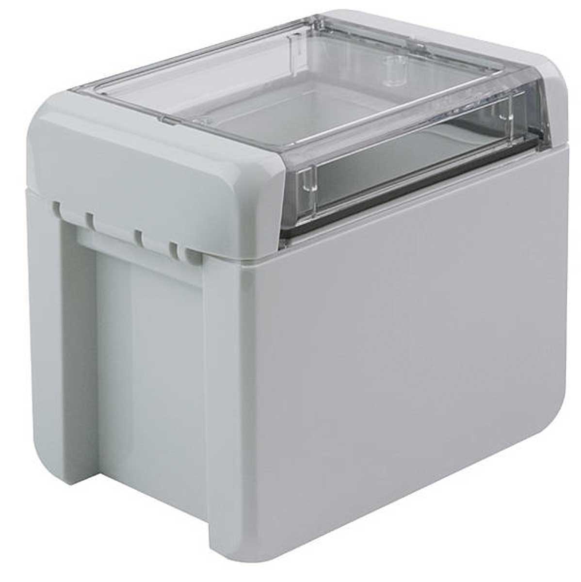 Bopla Bocube Series Light Grey Polycarbonate Enclosure, IP68, IP66, IK07 90 mm, 113 mm, 80 mm
