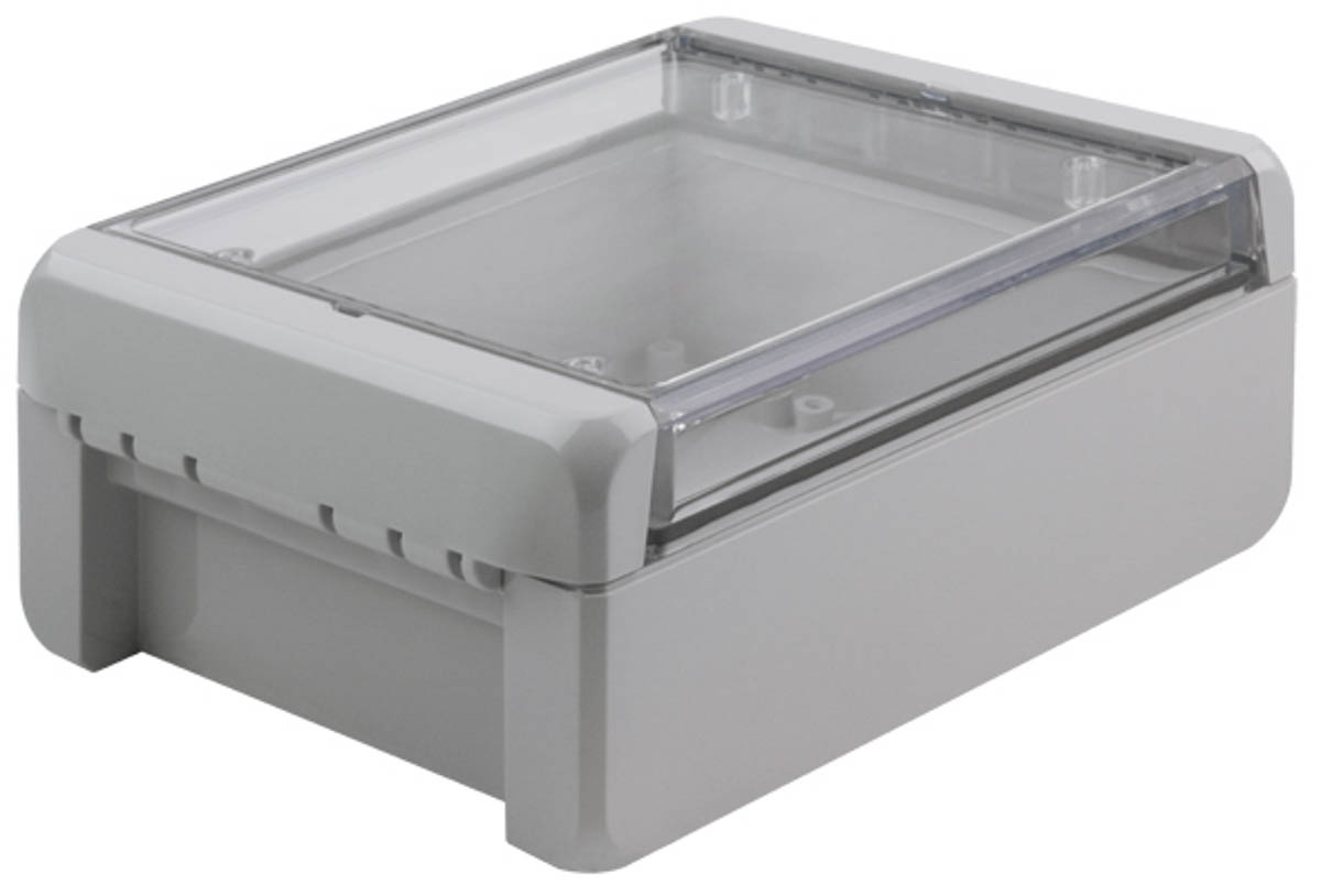 Bopla Bocube Series Light Grey Polycarbonate Enclosure, IP66, IP68, IK07 60 mm, 151 mm, 125 mm