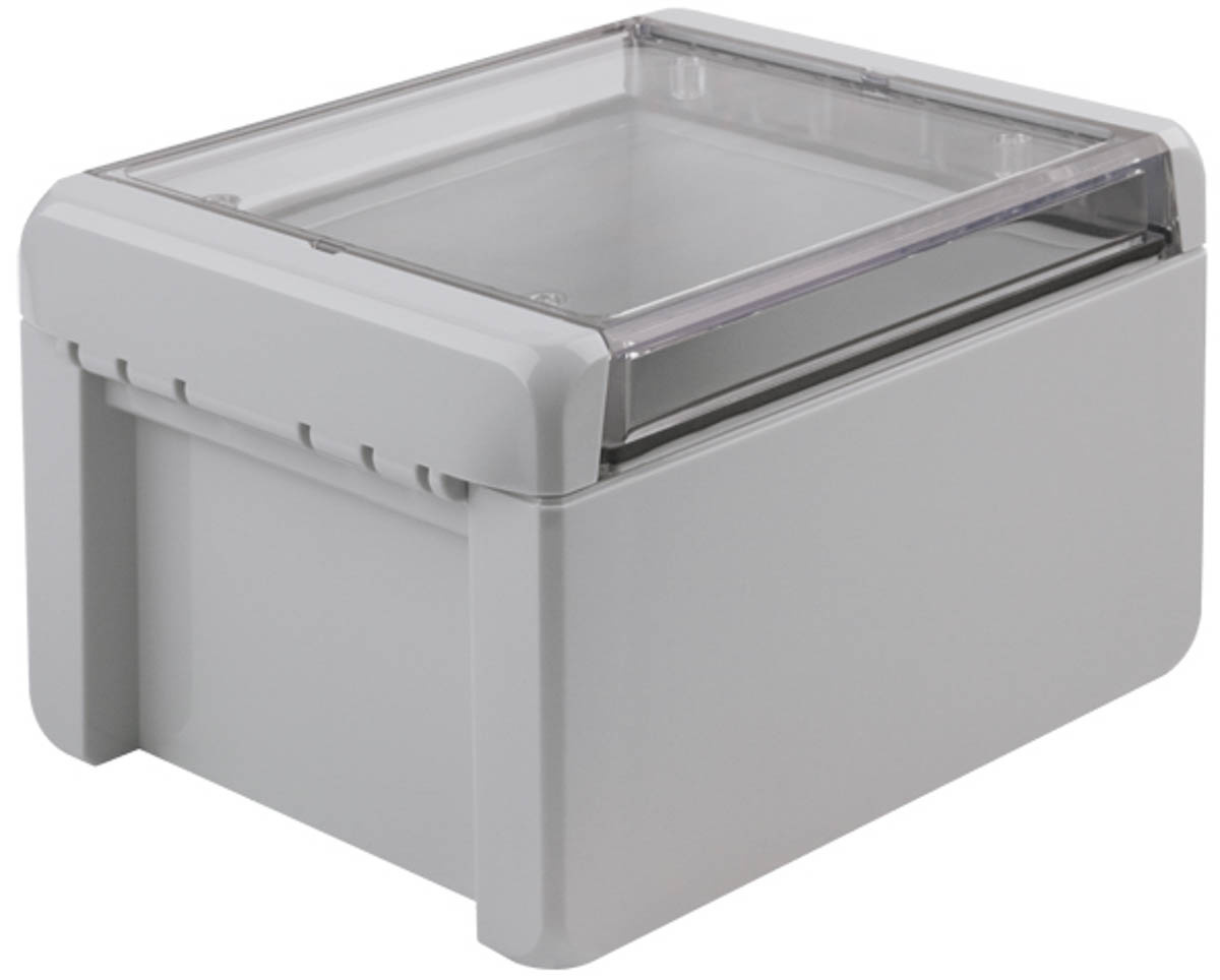 Bopla Bocube Series Light Grey Polycarbonate Enclosure, IP66, IP68, IK07 90 mm, 151 mm, 125 mm