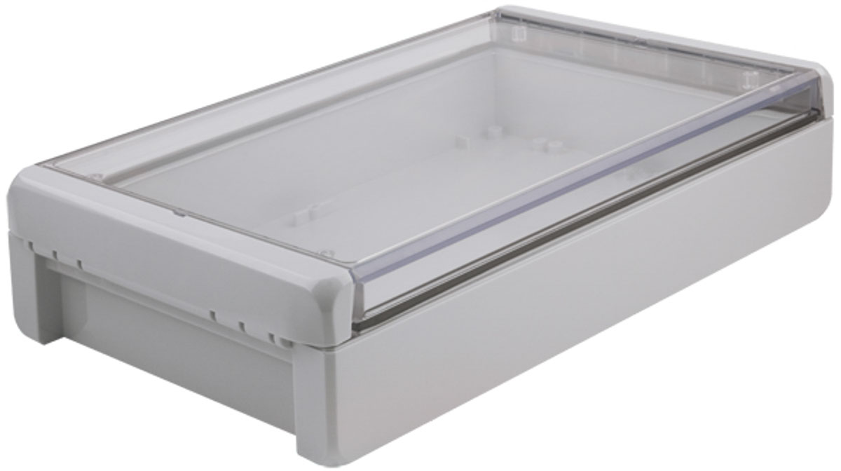 Bopla Bocube Series Light Grey Polycarbonate Enclosure, IP68, IP66, IK07 60 mm, 271 mm, 170 mm