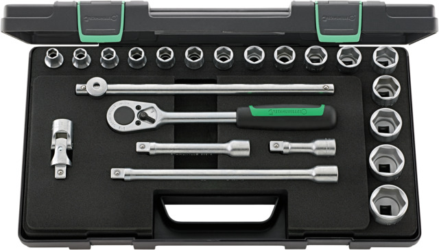 STAHLWILLE 22-Piece 1/2 in Standard Socket Set