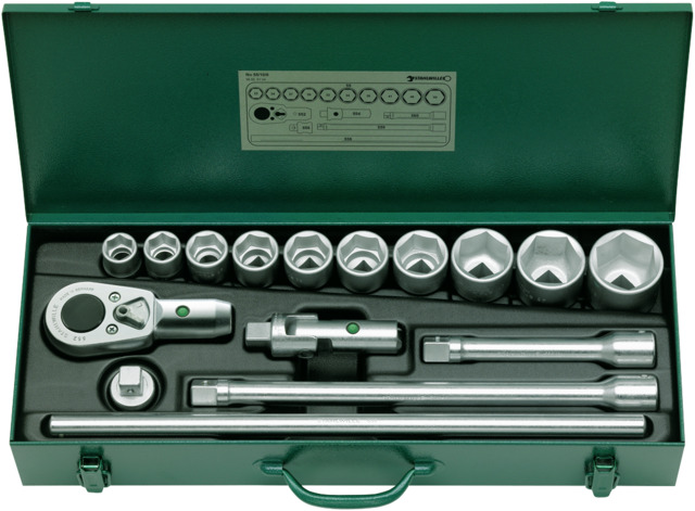 STAHLWILLE 24-Piece 3/4 in Hexagon Socket Set