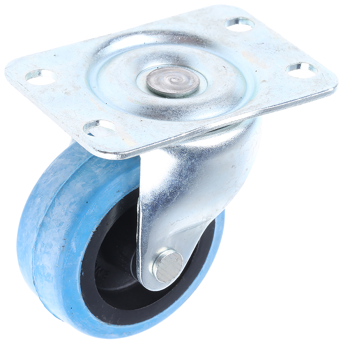 961rn Flexello Swivel Castor, 27 kg Capacity, 50 mm Wheel, Rubber