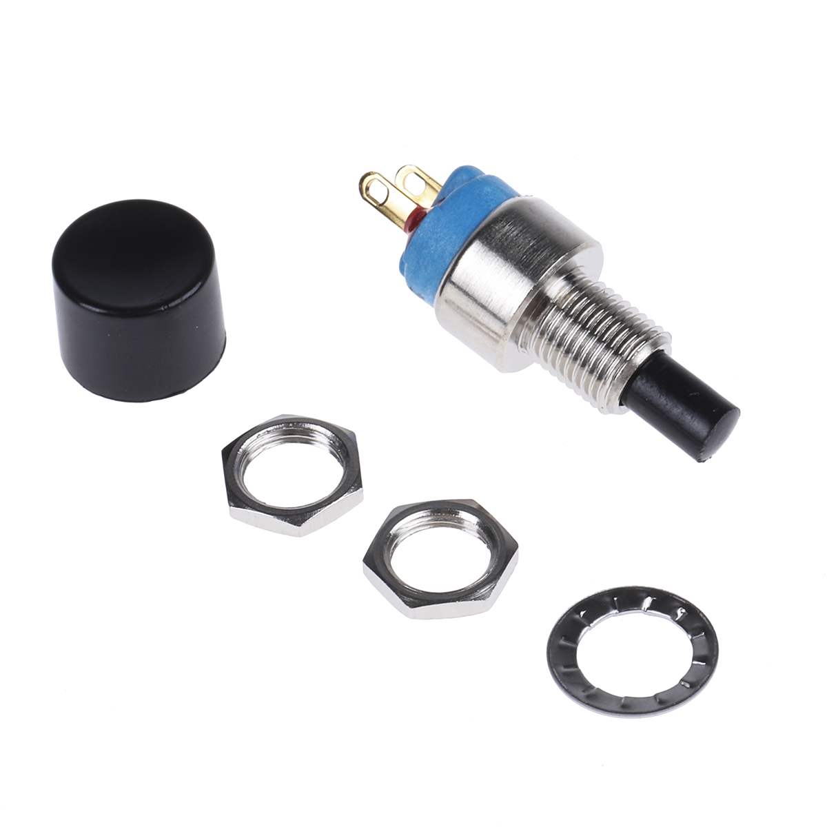 9633ncdu482 APEM 9000 Series Miniature Push Button Switch, Momentary, Panel, 6.5 mm Cutout, SPST, 30 V dc