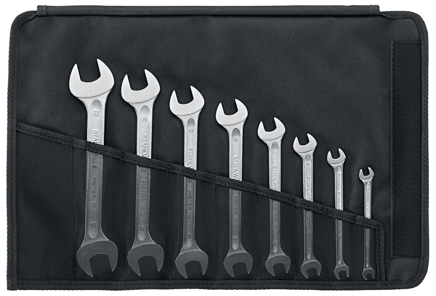 STAHLWILLE 8-Piece Spanner Set, 6 x 7 mm, Chrome Alloy Steel