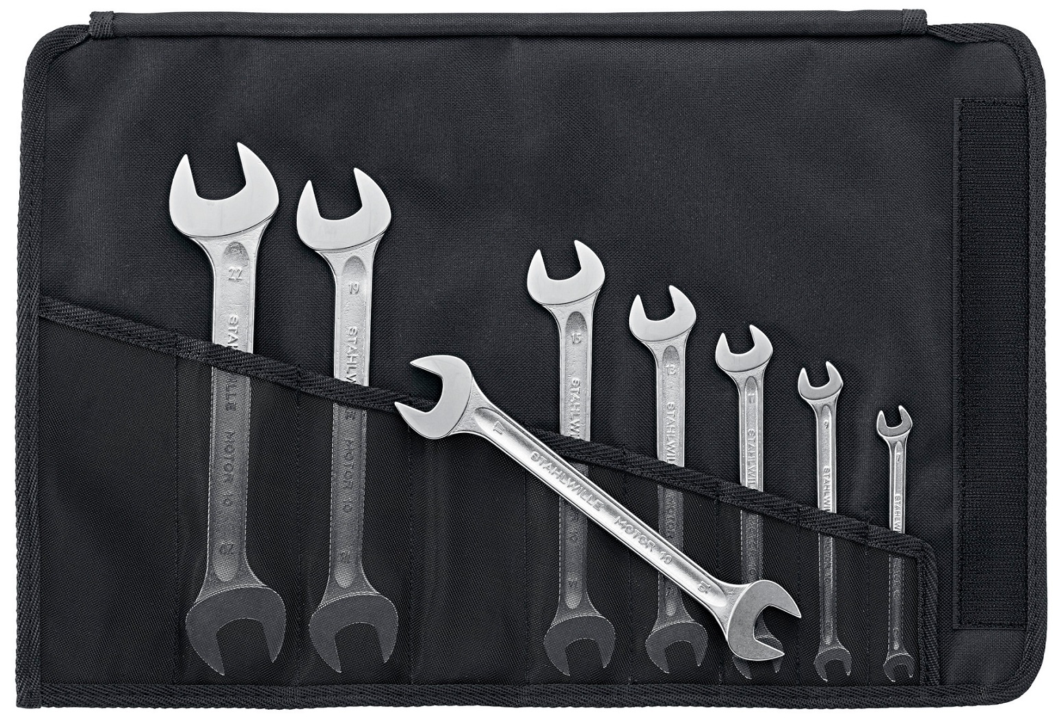 96400305 STAHLWILLE 8-Piece Spanner Set, 6 x 7 mm, Chrome Alloy Steel