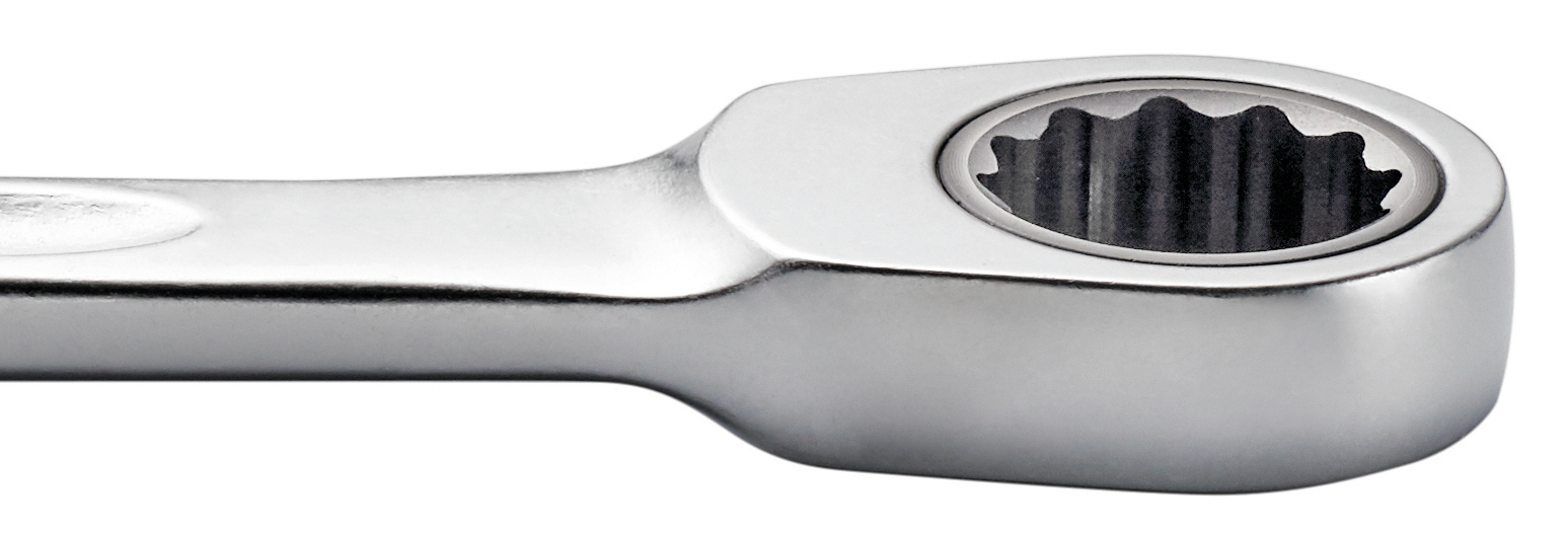 96401705 STAHLWILLE 5-Piece Combination Ratchet Spanner, 8 mm, Chrome Alloy Steel