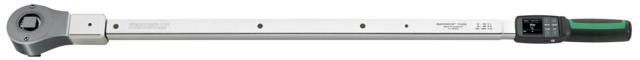 STAHLWILLE 714R/65 Digital Torque Wrench, 65 To 650 Nm, 3/4 in Drive, Square Drive, 980mm Overall
