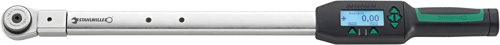 STAHLWILLE 713R/20 Digital Torque Wrench, 10 To 200 Nm, 1/2 in Drive, Round Drive, 608mm Overall